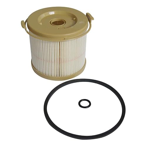 KATSU Filterelement Kraftstofffilter 2010TM für FG500 Dieselmotoren und Marineanwendungen, zwei Stück, optimiert für eine Filtergenauigkeit von 30 µm und Temperaturbereiche von 27 °C bis 88 °C.