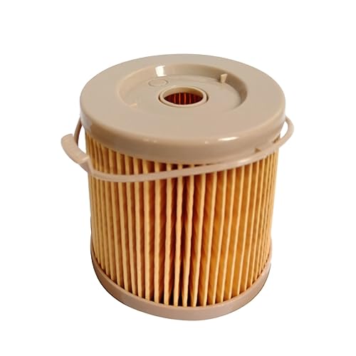 WALKFB Kraftstofffilterelement für Volvo Penta Dieselmotor, 10 Mikron, 6 Stück, zylindrisch, beige, stabile Bauweise für marine Anwendungen