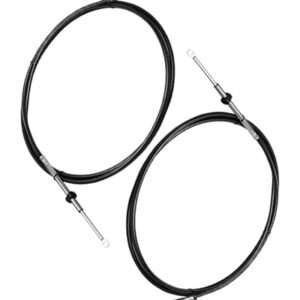 4,7 m Außenbordmotor-Steuerkabel für präzise Gas- und Schaltsteuerung, kompatibel mit Mercury MerCruiser und Marine Force Modellen, inklusive 2 Stück Kabel.