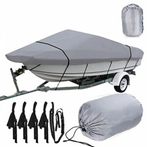 Hochwertige Bootsabdeckung aus 420D Oxford-Material, ideal für V-Rumpf-, Tri-Hull- und Trailerable Speedboat Fishing Ski Boat