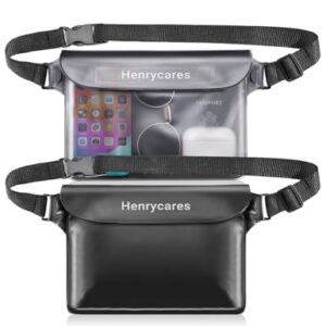 Wasserdichte Taschen für Schwimmen, IPX8 Wasserdichter Beutel, Verstellbarer Gurt, Wasserfeste Tasche für Boote, Strand, Tauchen, Wassersport