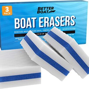 Hochwertige Boot-Abrieb-Radiator, magisches Bootszubehör für die Reinigung von schwarzen Streifen, Deckstreifen und mehr, 3 Pack