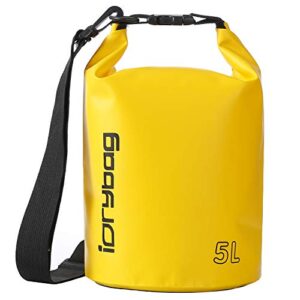 Wasserdichte Trockentasche für Kajakfahren, 2L, 5L, 10L, 15L oder 20L, ideal für Wassersportler