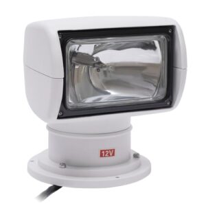 Acesunny Marine Boot Auto Suchscheinwerfer mit Fernbedienung, 100W, 360° drehbar für optimale Sichtbarkeit im Freien.