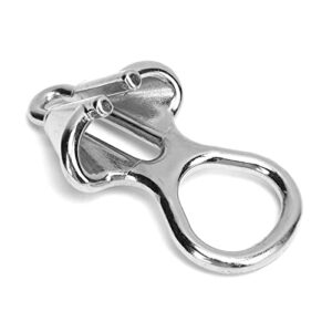 Robuste Ankerkralle aus 316 Edelstahl für sicheres Anlegen von Booten, geeignet für 0,24–0,31 Zoll Ketten.