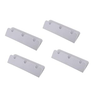 Set von vier praktischen Boot Sitz Haken Clips aus robustem PVC für einfaches Anbringen an Schlauchbooten und Kajaks.