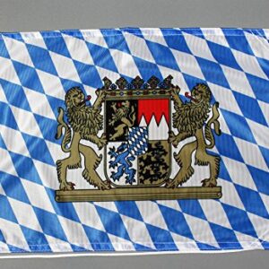 Bayerische Flagge in Profiqualität, 30 x 45 cm - ideal für Boot und Motorrad