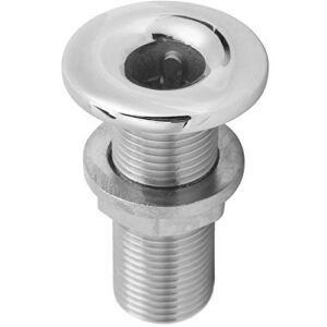 Tissting Borddurchlass Verschraubung aus Edelstahl 316, 1/2 Zoll, ideal für Boote und Yachten, korrosionsbeständig und langlebig.