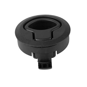 Robuster und stilvoller bündiger Riegel für Bootsschrankluken, hergestellt aus korrosionsbeständigem Kunststoff, ideal für sichere Verschlüsse bei Wasserfahrzeugen und Möbeln.