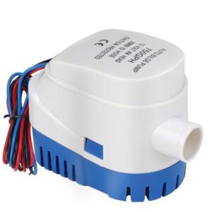 DBREAKS Bilgepumpe, 12V Automatisch Bilgepumpe, 750GPH/47LPM Bilge Tauchpumpe, Wasserpumpe mit Schwimmschalter, Boots Lenzpumpe, Tauchboot Lenzpumpe, Tauchbilgewasserpumpe, Marine Bilge Pumpe
