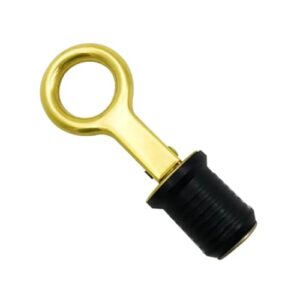 DollaTek Ablassschraube 1,25 Zoll aus Messing und Gummi, ideal für Wasserfahrzeuge und Boote, mit korrosionsbeständiger Konstruktion und einfacher Montage.