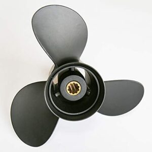 Flish Propeller 10 3/8 x 13 aus Aluminium, passend für Mercury Außenbordmotoren 25-70 PS, mit 13 Spline-Zähnen für optimale Leistung und einfache Installation.