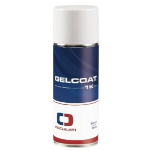 OSCULATI Gelcoat Weiß Spray 400 ml zur Ausbesserung und Reparatur von GFK-Oberflächen in einer Spraydose.