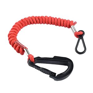 Ghulumn 8M0092850 Boot Kill Switch Connector Lanyard in Rot für sichere Bootsefahrten mit Karabinerhaken.