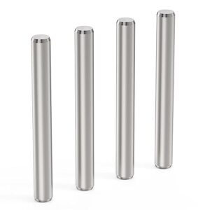 Set von vier GRONGU Motor Prop Pins 2092600 aus Duralumin, passend für verschiedene Minn Kota Motoren, präsentiert auf minimalistischer Oberfläche.