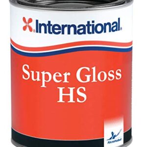 International Super Gloss HS Lack in Weiß, 2.5l Dose für hochwertige Farbprojekte mit erstklassiger Oberflächenbeschaffenheit