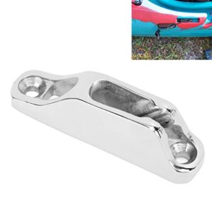 Hochwertige Kammklemme aus Edelstahl 316, geeignet für Schiffs- und Bootszubehör, mit einer Gesamtlänge von 80 mm und für Tauwerke von 3 mm bis 6 mm.