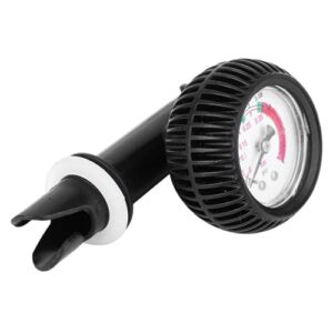 Luftdruckanzeige für aufblasbare Kajaks und Surfbrettpumpen mit präzisem Manometer zur Überwachung des Luftdrucks auf dem Wasser.