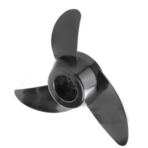 Hochwertiger Motorguide Propeller für Trolling Motoren mit 3 Blättern, geeignet für 12V und 24V Systeme, ideal für Angler auf der Suche nach Effizienz und Leistung.