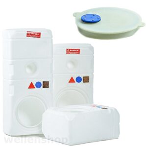 Nuova Rade Tank Diablo, 48 Liter, aus HDPE Kunststoff, ideal für Frischwasser und Abwasser in Boot und Wohnmobil