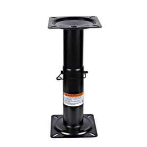 Verstellbarer PONTTOR Stuhlfuß Economy für Anglerstuhl, optimal für Bootssitz und Steuerstuhl, Höhenverstellung von 30-45 cm, hergestellt aus korrosionsbeständigem verzinktem Stahl.