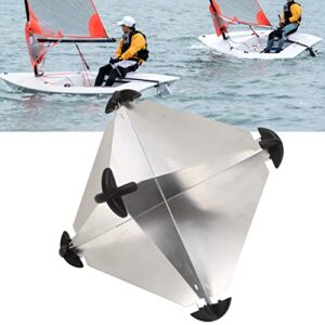 Radarreflektor für Boot, Radarreflektor aus Aluminium, oktaedrisches Design, 12 x 12 Zoll, reflektierendes bei schlechtem Wetter