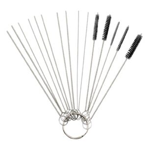 Reinigungsspatel-Set mit Edelstahlbürsten und Reinigungsnadeln zur Entfernung von Kohlenstoff für Motoren, ATVs und Maschinen.