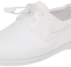 Sebago Damen Monterey Boat Shoe in Weiß, Größe 40.5 EU - Elegante und komfortable Freizeit-Schuhe für Damen.