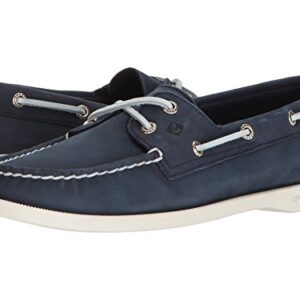 Sperry Damen A/O 2-Eye Bootschuhe in Navy, hochwertiges Leder, küstlicher Stil, ideal für Freizeit und Outdoor-Aktivitäten.