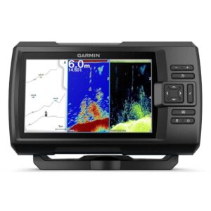 Striker Vivid Fischfinder mit 7 Zoll Display und integriertem Chirp sowie ClearVü für präzise Echolotansichten und Unterwassererkennung.