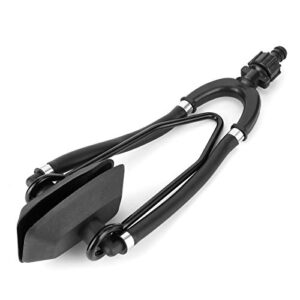 Universal Marine Water Flusher für Außenbordmotoren - effektive Reinigung für Bootsbesitzer, Schwarz lackiertem Federstahl