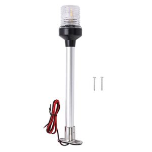 Wasserdichtes 12 Zoll LED Navigationslicht für Boote, robustes Signallicht aus Edelstahl und Aluminium, ideal für Fischerboote und Yachten.