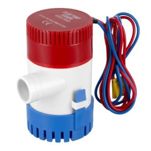 Bilgenpumpe für Marineboote und Yachten, 12V 500GPH Tauchwasserpumpe für Süß-, Salz- und Schmutzwasser