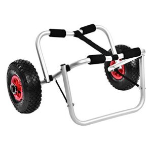 Faltbarer Kanuwagen für den Transport von Kajaks und Booten, mit 80 kg Tragfähigkeit und Anti-Bump-System