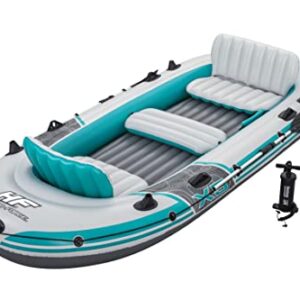 Schlauchboot mit Inflata-Shield-Pro-Material, aufblasbare Sitzplätze und Tragegriff für Wasserausflüge