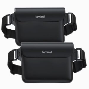 Wasserdichte Tasche für Wassersport, IPX8 Waterproof Bag für Smartphone schützen, Schwarz