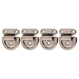 Pad-Öse, 4 Sets faltbares Pad-Eye aus Edelstahl für Aufhängung, Deckenhaken und Marine-Anwendungshaken
