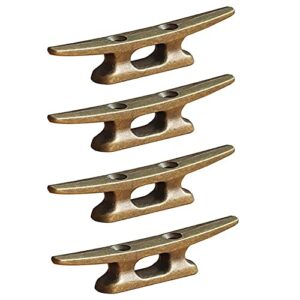 Hochwertige und robuste Fowecry Boots Anlege Klampe aus Bronze Host Gusseisen für das sichere Befestigen von Booten an einem Dock, geeignet für Nautisch Strand See Maritime Dekoration