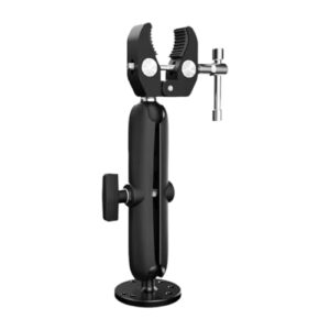 Trolling Motor Stabilisator Unterstützungshalterung für Pontonboote, Bootfahren und Segeln, metallene Damenteile mit einstellbarer Höhe und Winkel