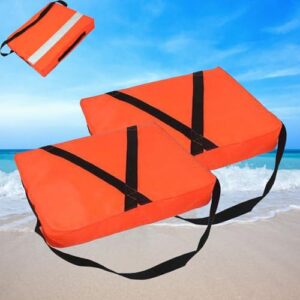 Wasserdichtes Boots-Wurfkissen mit Riemen als Notfall-Schwimmhilfe oder bequemer Bootssitz für Wasserfahrten