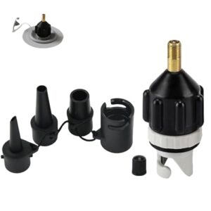 SUP-Pump-Adapter mit multifunktionalen Anpasserkopf - Universal-Luftpumpe für Luftmatratze, kompatibel mit Boston-Verschluss und Standard-Verschluss, dauerhafter Einsatz bei Outdoor-Aktivitäten