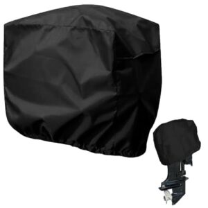 Wasserdichte Außenbordmotorabdeckung, lichtbeständige Bootsmotor-Motorabdeckung, schützt Motor vor Regen und Meerwasser