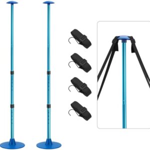 Verstellbare Aluminium-Teleskop-Bootabdeckungs-Stützsysteme mit Gurtband 4 Riemen, perfekt für persönliche Wasserfahrzeuge