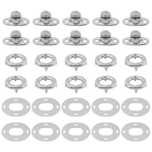 10 Stück Drehknopfschloss für Boote, Segelboote, Wohnmobile und Schlauchboote, metallisch, wasserdicht, schnelle Installation und Entfernung, stabile Verbindung