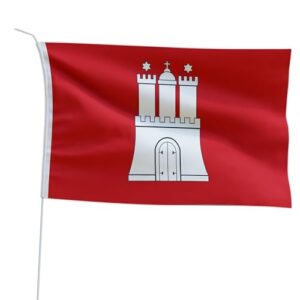 Marineo Gastlandflagge für Boot oder Motorrad, 20 x 30 cm groß, wetterbeständig und robust