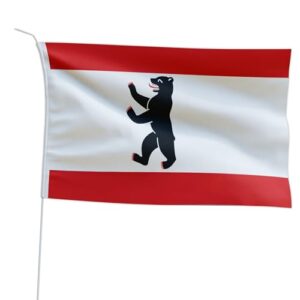 Robuste Gastlandflagge mit idealen Abmessungen (20 cm x 30 cm) für Boot oder Motorrad