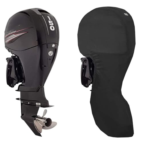 Außenborder Abdeckung, wasserdicht, reißfest, Bootsmotorabdeckung, Persenning für Außenbordmotor