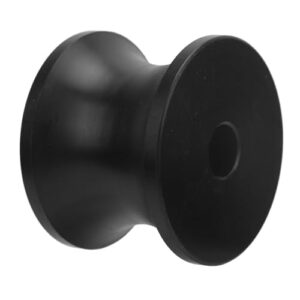 Schwarzer Bootsanhänger Rolle, Bugrolle für Yacht und Marine mit hoher Stoßfestigkeit