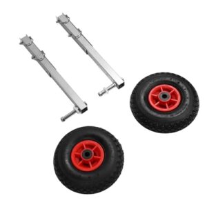 Boots-Startrad, Bootsspiegel-Startrad mit Schnellspannstiften für Schlauchboote - Edelstahl-Schlauchboot-Starträder