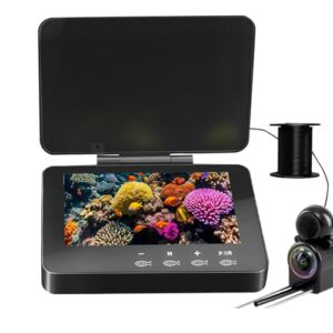 Unterwasser Kamera Angeln mit Touch-Tasten, 4.3 Zoll IPS Bildschirm und Nachtsichtfunktion für Eismangel, Seemangel und Bootsmangel